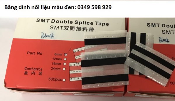 Băng dính nối liệu 16mm màu đen