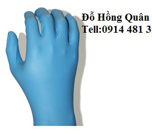 Găng tay nitrile phòng sạch màu xanh